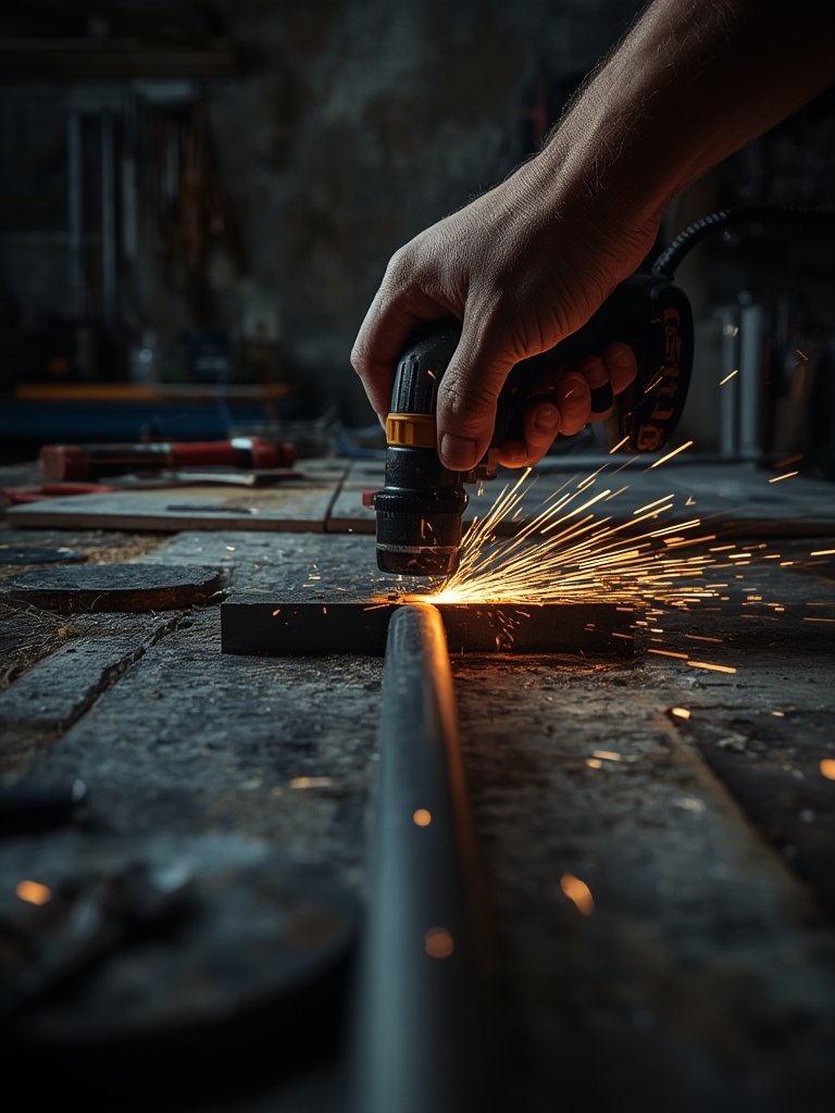 mini cutter in action