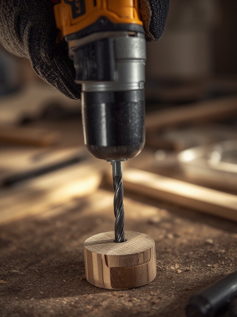 drill chuck in action