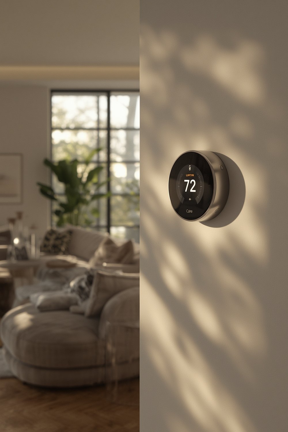 smart thermostat product view